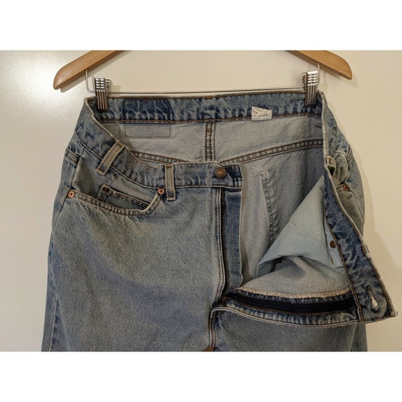 Levi's Orange Tab 505 38x32 Regular Fit Straight Leg Made In USA Denim Jeans - Picture 4 of 9